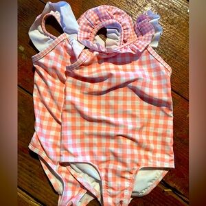 Matching Bathing suits. Size 2T and 4T